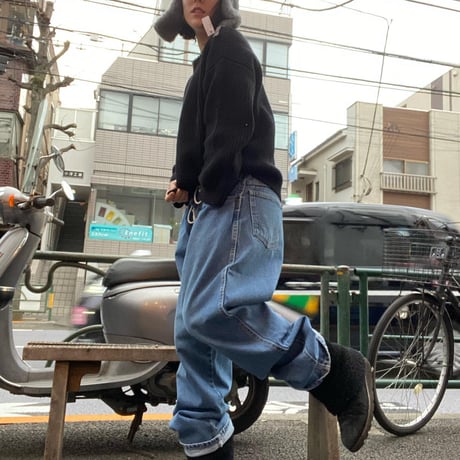 [USED] Dickies 紐入れ DENIM PAINTER PANTS
