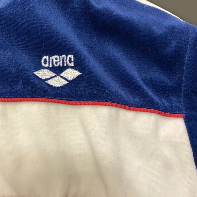 old arena セットアップ ジャージ上下 ベロア パープル デサント製 old arena セットアップ ジャージ上下 ベロア パープル デサント製