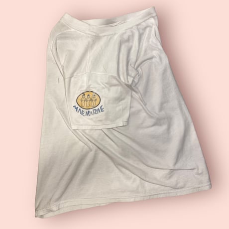 [USED]MAENARAE hanes white tee
