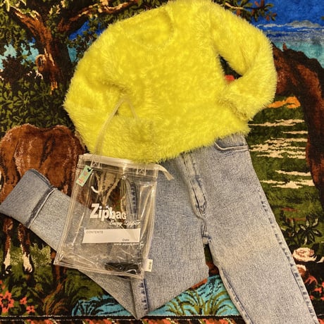 [USED] ネオンカラーシャギーKNIT！