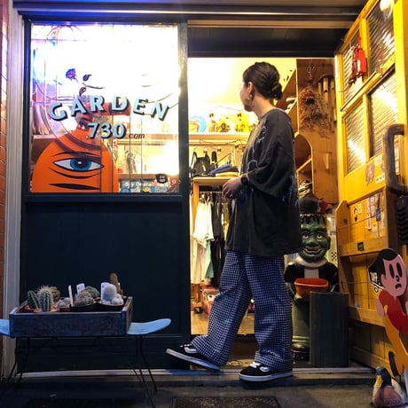 [USED] 両面 THUNDER プリント Tee