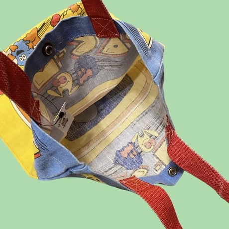 [USED] VINTAGE "PAC-MAN" TOTE BAG！