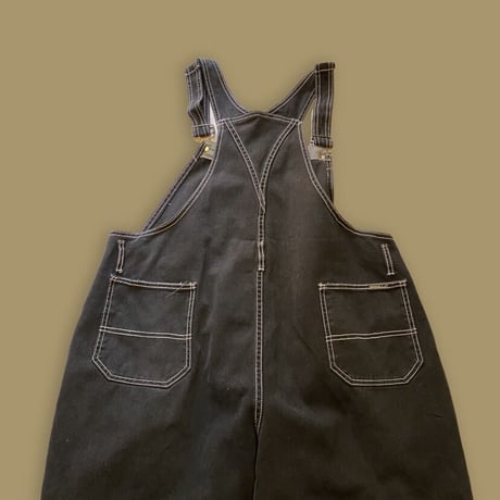 [USED]  made in U.S.A.👣 BLACK OVERALL