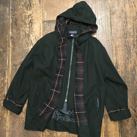 [USED] レイヤード風 軽めWOOLコート