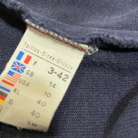 [USED] "SAINT JAMES" ボートネック/ NAVY