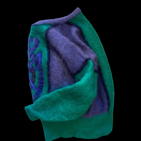 [USED]GOOD COLOR🫐mohair knit