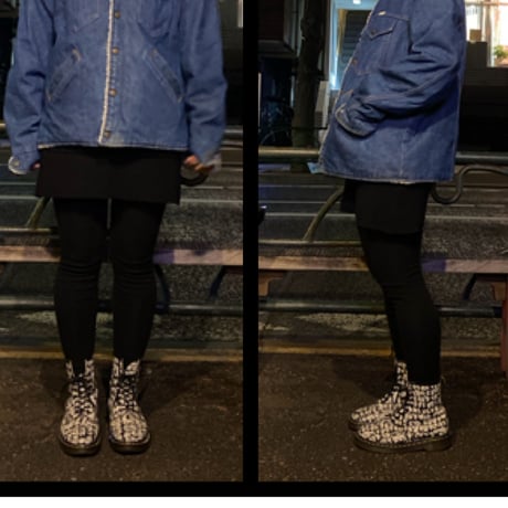 [USED] Dr.Martens  総柄 8HOLE  made in England!