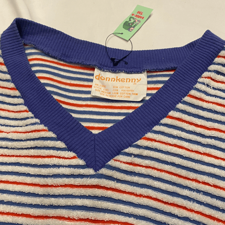 [USED] パイル地ボーダーTOPS♡
