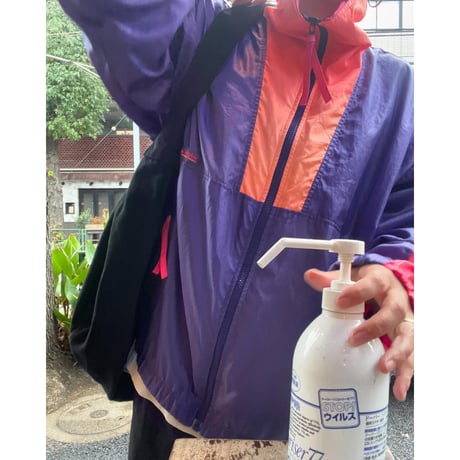 [USED] 90's Columbia NYLON JKT "inter trainer" Womens XL