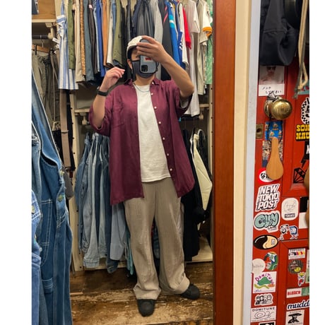 [USED] SILK & LINEN シャツ