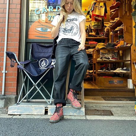 [USED] Dr.Martens 8HOLE チェック柄！