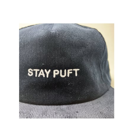 [CHEAP TIME$] STAY PUFT CORD CAP/NAVY