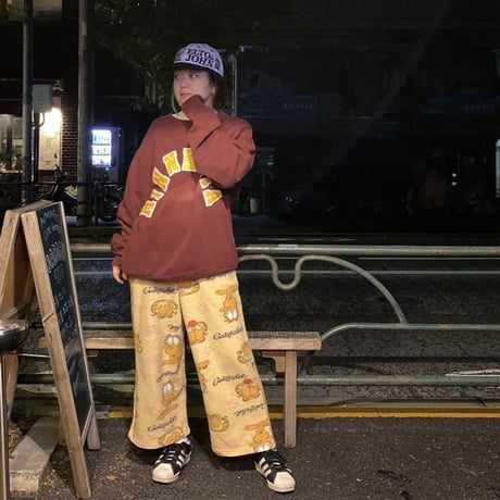 [USED] ガーフィールド😼パジャマパンツ