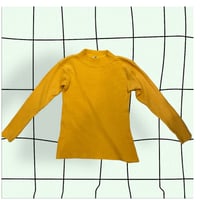 [USED] EURO vintage 黄色 リブニット