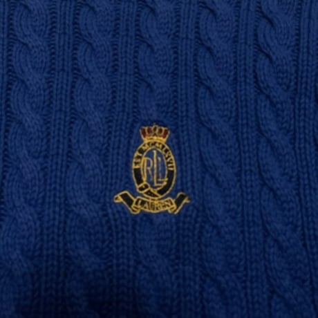 [USED] “LAUREN “RALPH LAUREN COTTON KNIT！