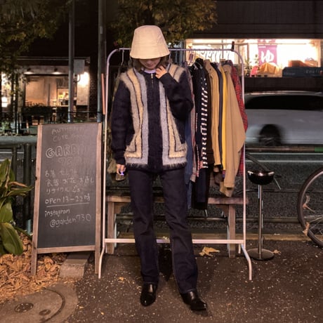 [USED] モヘアニットZIPカーディガン⛄️