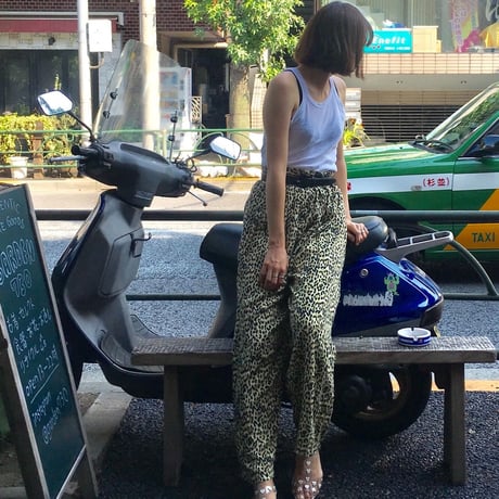 [USED]レオパード柄♡イージーパンツ