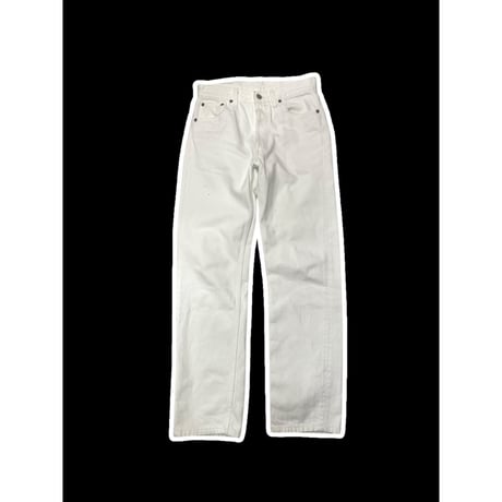 [USED] Levi's"501" WHITE (W29/L30)