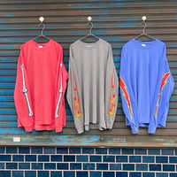 [CHEAP TIME$]  New 袖ROGO "FADE" L/S Tee