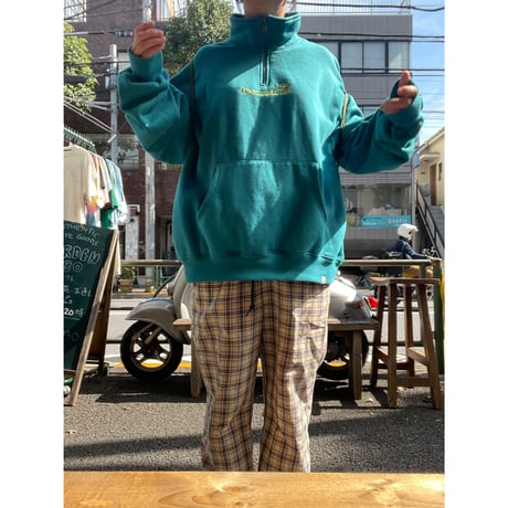 [USED] TOYMACHINE ハーフZIP SWEAT