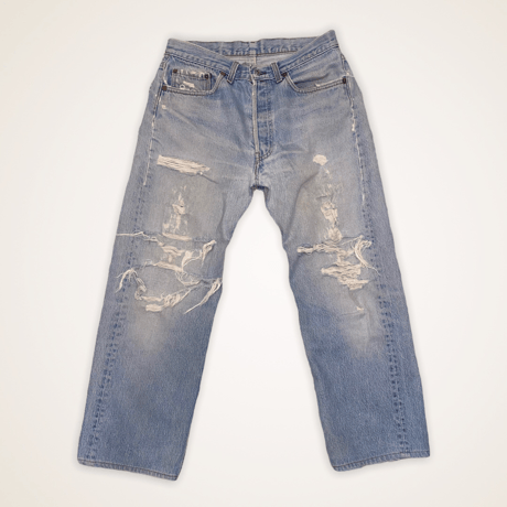 [USED] ダメージ Levi's 501 made in U.S.A.
