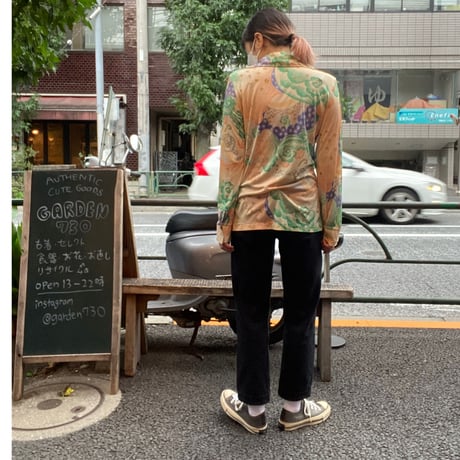 [USED]ピーターマックス風..サイケ柄シャツ