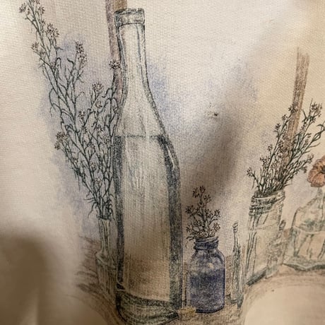 [USED] お花 プリント 白 SWEAT 🌷