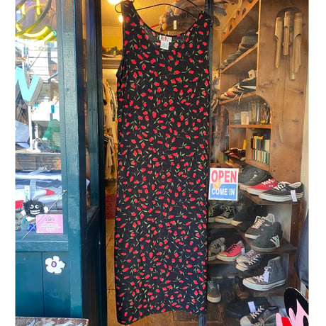 [USED]  バラ総柄ワンピース🌹