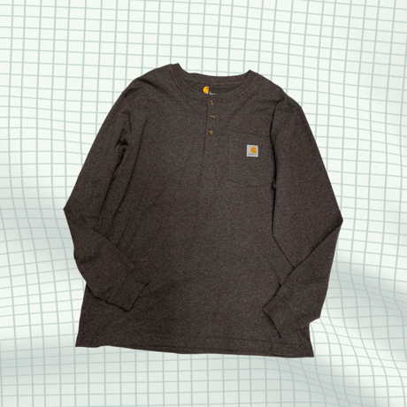 [USED] carhartt ロンTee  "CHARCOAL"