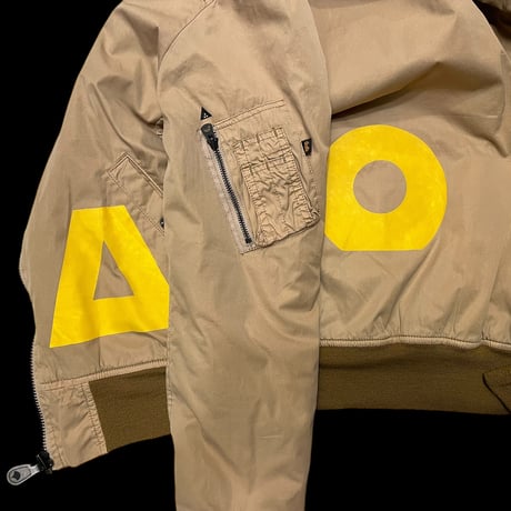 [QP ○△ ⇄ garden] 002 MA-1 BEIGE