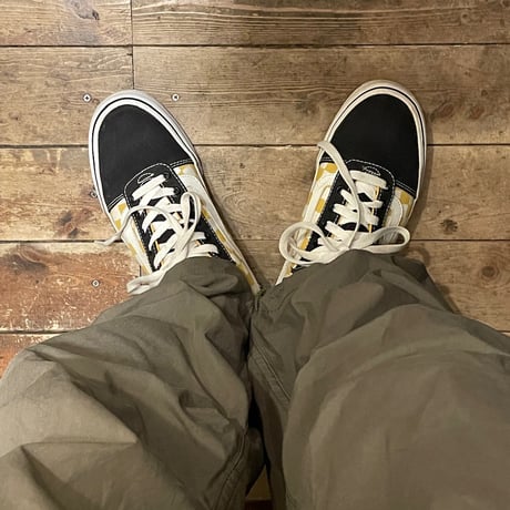 [USED] VANS old school イエロー チェッカー🍋 🏁