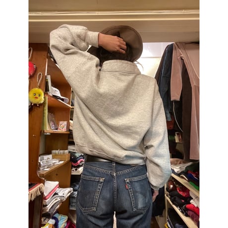 [USED] AHS GRAY ハーフジップSWEAT
