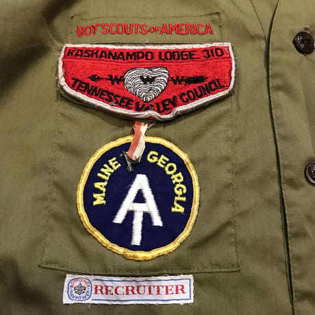 [USED] vintage ノーカラー  BOY SCOUTS シャツ