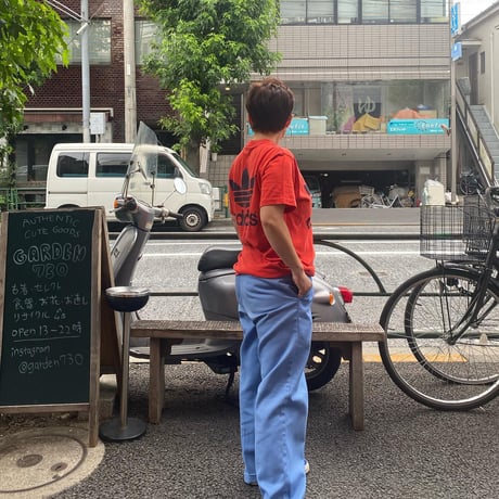 [USED] vintage 80's 両面 adidas Tee