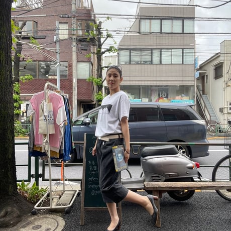 [USED] Euro Levi's 膝下 DENIM SHORTS orange tab BLK!🍊🖤