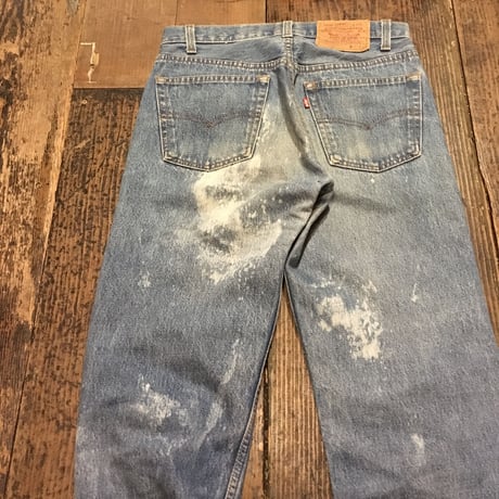 [USED] かわいい落書きペイント汚れの Levis 501