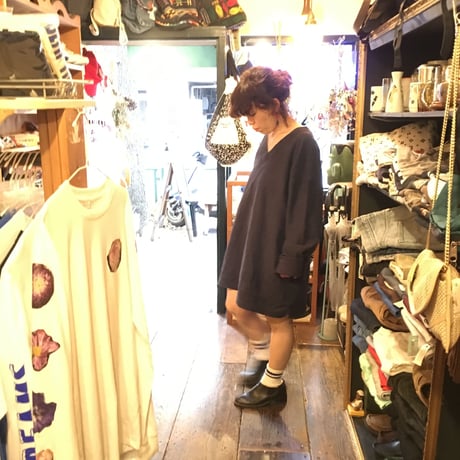 [USED] Vネック LONG  SWEAT
