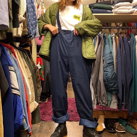 [DEADSTOCK! ]  ITALY 海軍 裏地付きOVERALL