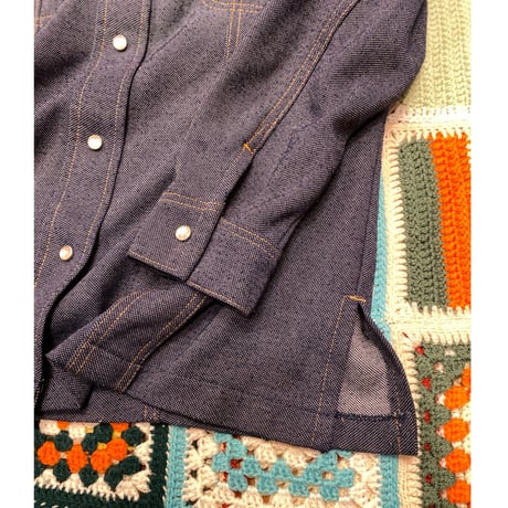 [USED] Lee DENIM風 POLYシャツ