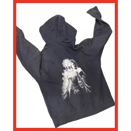 [besidethebag ]  カスタム “queen of the vampire”zip parka