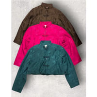 [USED] DEAD STOCK ！SILK 中綿 CHINA チャイナJKT