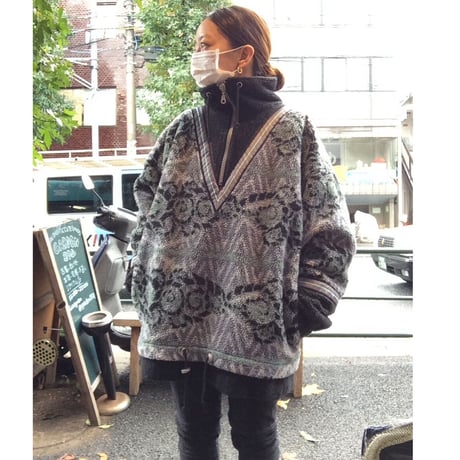 [USED] 重ね着風フリース P/O JKT