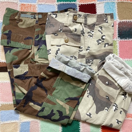 [USED] MIRTALY  CAMO PANTS - CHOCO CHIP-