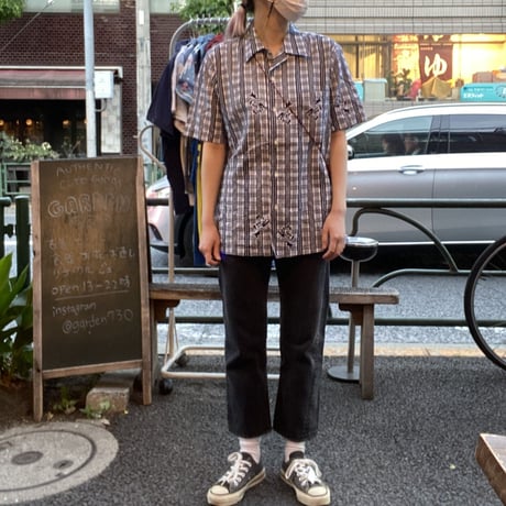 [USED]"大鵬"大相撲 開襟シャツ