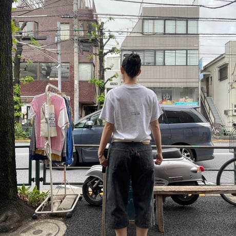 [USED] Euro Levi's 膝下 DENIM SHORTS orange tab BLK!🍊🖤