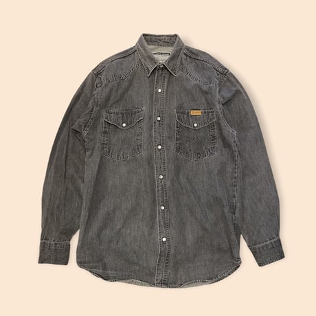 [USED] Wrangler COTTON DENIM SHIRT！