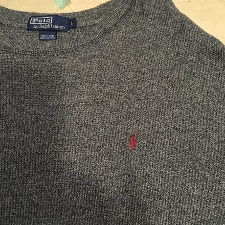[USED] RALPH LAUREN cotton サーマル