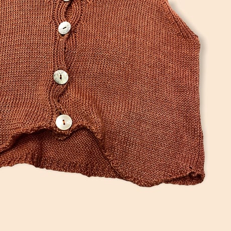 [USED] agnes b. HEMP VEST！