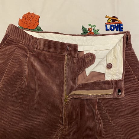 [USED] 太畝コーデュロイ PANTS 小豆色