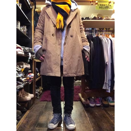 [USED] 中綿入り 軽いシンプルコート